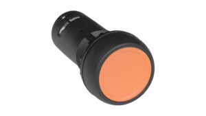 Sprecher + Schuh Pilot Devices D7D-F0X20 Push Button - Non-Illuminated Flush Momentary Orange