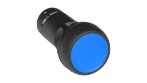 Sprecher + Schuh Pilot Devices D7D-F610X20 Push Button - Non-Illuminated Flush Momentary Blue