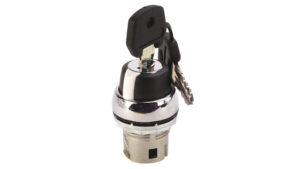 Sprecher + Schuh Pilot Devices D7M-KR31RPX30 Selector Switch - Keyed 3 Position Spring Right Key Left Black w/White Insert