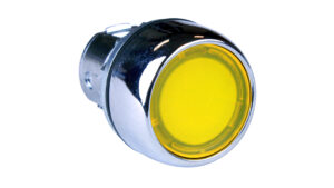 Sprecher + Schuh Pilot Devices D7M-LF5PD0X10 Push Button - Illuminated No BulbFlush Momentary Yellow
