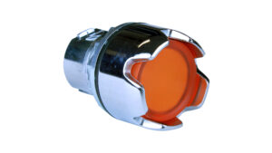 Sprecher + Schuh Pilot Devices D7M-LG0PN3WX10 Push Button - Illuminated 24V AC/DC ClearGuarded Momentary Amber