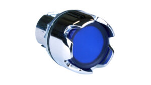 Sprecher + Schuh Pilot Devices D7M-LG6PN3WX10 Push Button - Illuminated 24V AC/DC ClearGuarded Momentary Blue