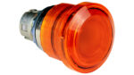 Sprecher + Schuh Pilot Devices D7M-LMM40E3 Emergency Stop - Illuminated 40mm Push-Pull 3 Position Momentary Amber