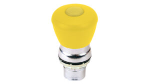 Sprecher + Schuh Pilot Devices D7M-LMP45PN3WX10 Emergency Stop - Illuminated 24V AC/DC Clear40mm Push-Pull 2 Position Yellow