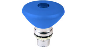 Sprecher + Schuh Pilot Devices D7M-LMP66 Emergency Stop - Illuminated 60mm Push-Pull 2 Position Blue