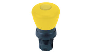 Sprecher + Schuh Pilot Devices D7P-LMP45PN3GX02 Emergency Stop - Illuminated 24V AC/DC Green40mm Push-Pull 2 Position Yellow