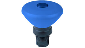 Sprecher + Schuh Pilot Devices D7P-LMP66 Emergency Stop - Illuminated 60mm Push-Pull 2 Position Blue