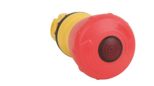 Sprecher + Schuh Pilot Devices D7P-LMT44PN3RX30 Emergency Stop - Illuminated 24V AC/DC Red40mm Twist-to-Release 2 Position Red