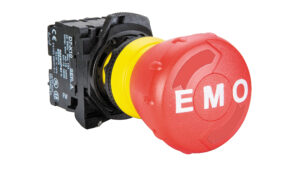 Sprecher + Schuh Pilot Devices D7P-MT44EPX03 Emergency Stop - Non-Illuminated Twist-to-Release 40mm Non-Keyed Red/Yellow