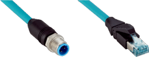 Sick YM2D24-150EF4MRJA4 Industrial Ethernet Cable With Connectors 2112845